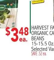 HARVEST FARMS ORGANIC CANNED BEANS