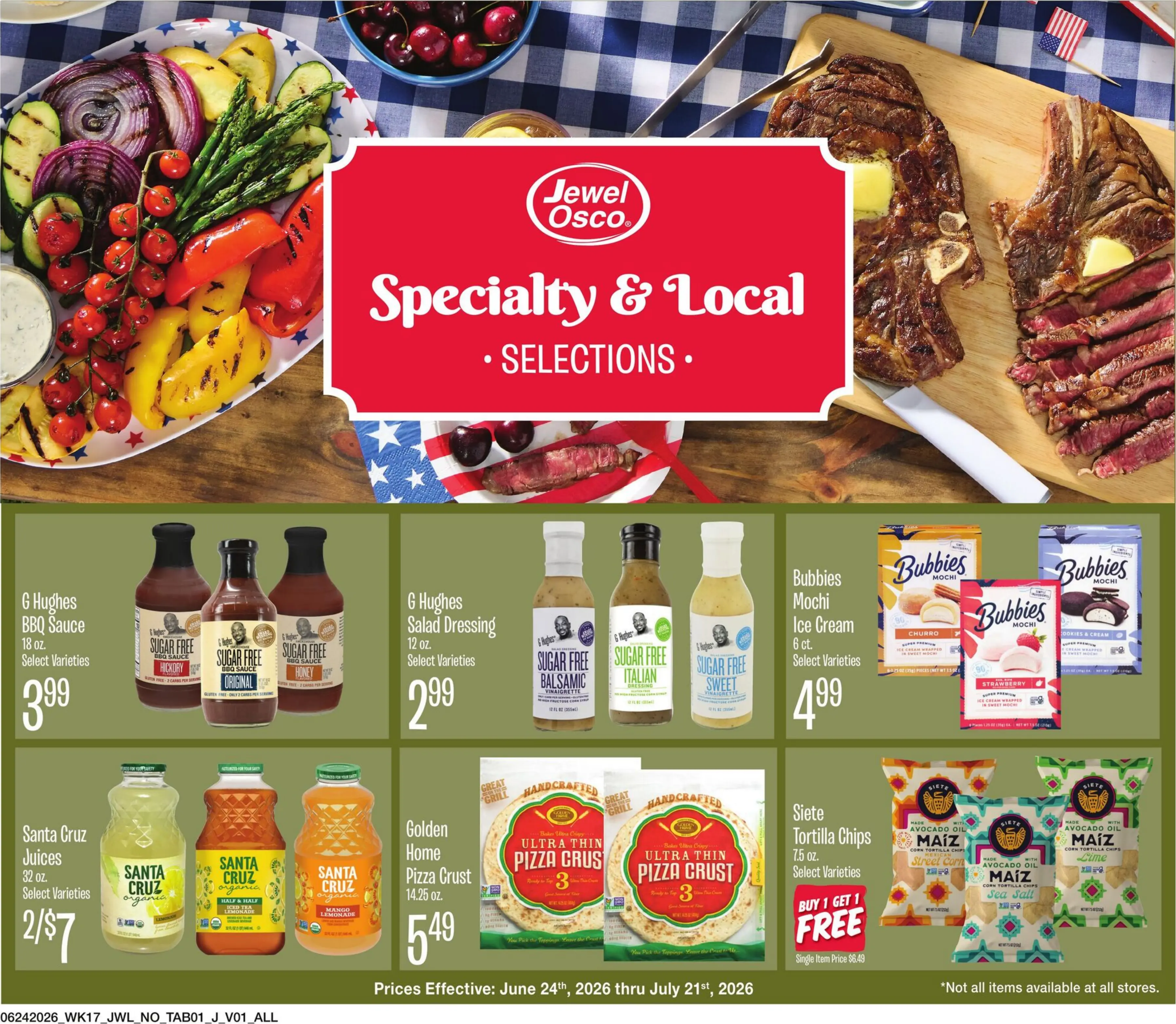 Jewel-Osco Weekly Ad Page 1