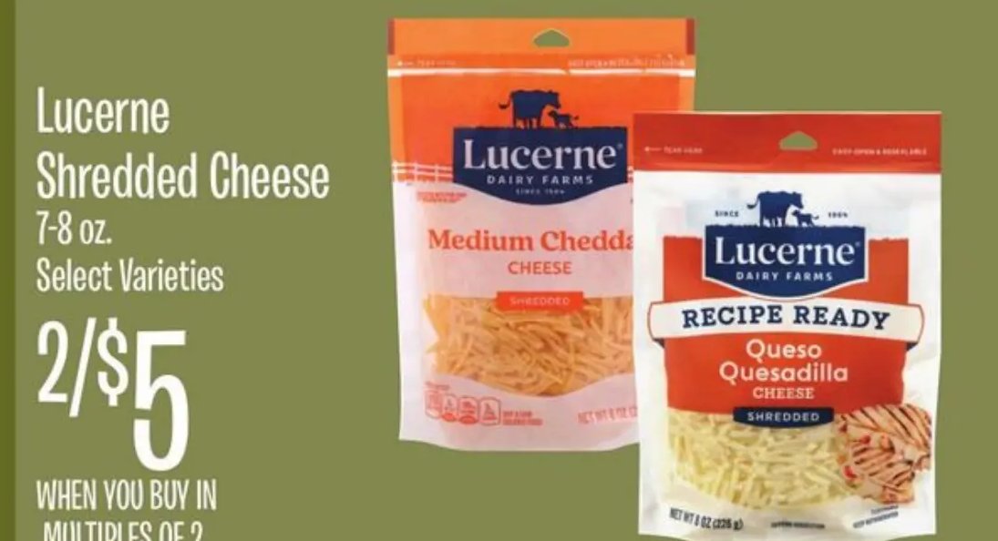 Lucerne Shredded Cheese