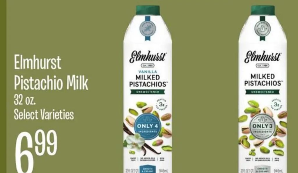 Elmhurst Pistachio Milk