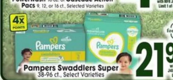 Pampers Swaddlers Super