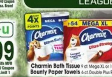 Charmin Bath Tissue or Bounty Paper Towels