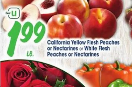 California Yellow Flesh Peaches or Nectarines or White Flesh Peaches or Nectarines