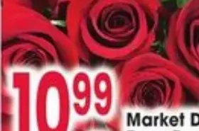 Market Dozen Rose Bunch