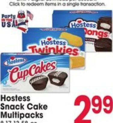 Hostess Snack Cake Multipacks