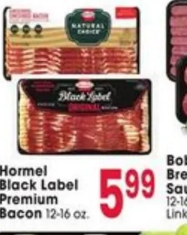 Hormel Black Label Premium Bacon