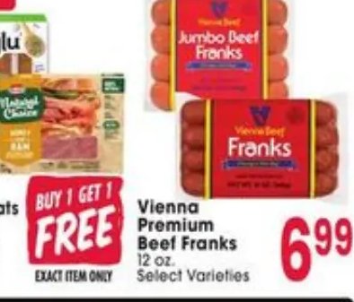 Vienna Premium Beef Franks