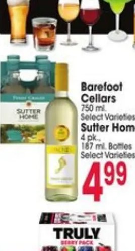 Barefoot Cellars or Sutter Home