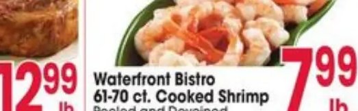 Waterfront Bistro 13-15 ct. Cooked Shrimp