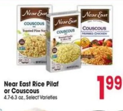 Near East Rice Pilaf or Couscous