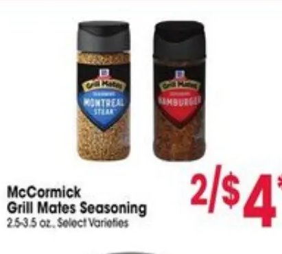 McCormick Grill Mates Seasoning
