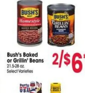 Bush's Baked or Grillin' Beans