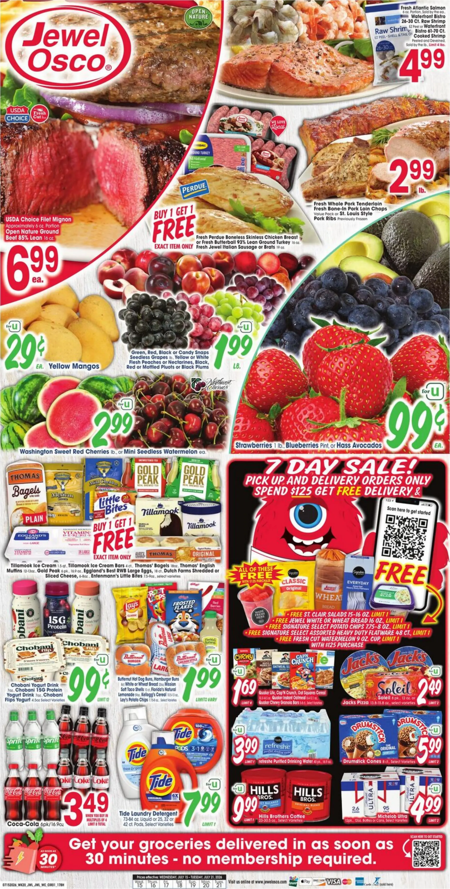 Jewel-Osco Weekly Ad Page 1