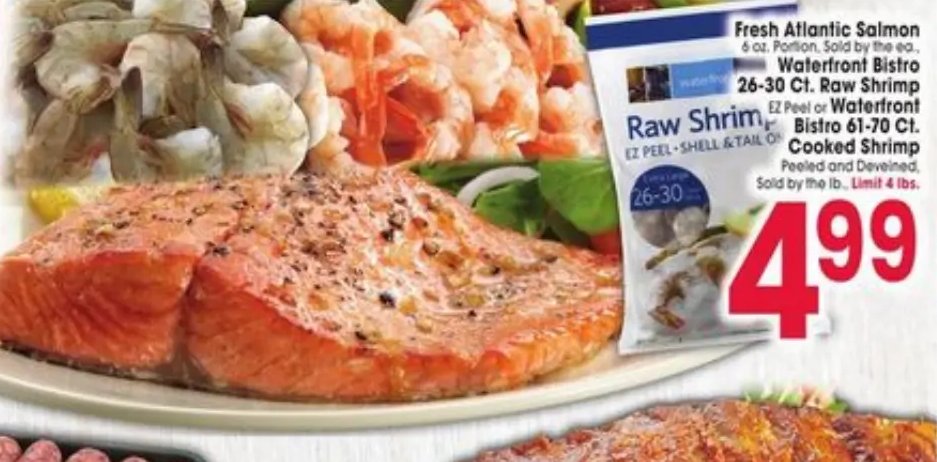Waterfront Bistro Raw Shrimp