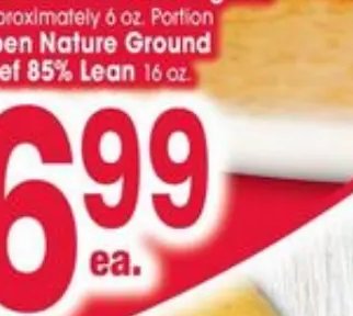 Open Nature Ground Beef 85% Lean
