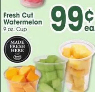 Fresh Cut Watermelon