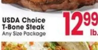 USDA Choice T-Bone Steak