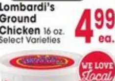 Lombardi's Ground Chicken