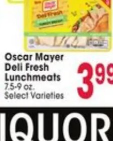 Oscar Mayer Deli Fresh Lunchmeats