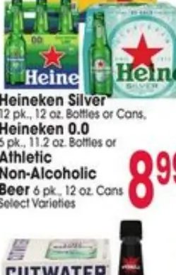 Heineken Silver, Heineken 0.0 or Athletic Non-Alcoholic Beer