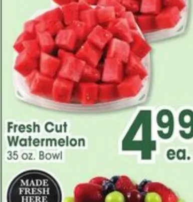 Fresh Cut Watermelon