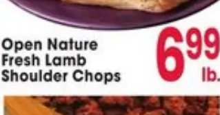Open Nature Lamb Shoulder Chops