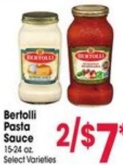 Bertolli Pasta Sauce