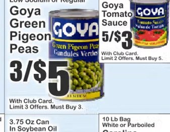 Goya Green Pigeon Peas