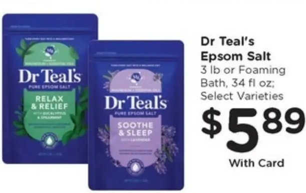 Dr Teal's Epsom Salt
