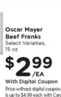 Oscar Mayer Beef Franks