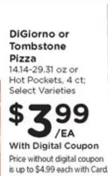 DiGiorno or Tombstone Pizza