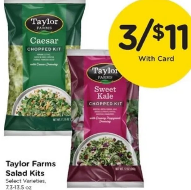 Taylor Farms Salad Kits