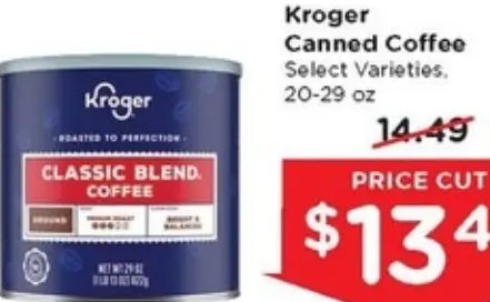 Kroger Canned Coffee