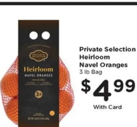 Private Selection Heirloom Navel Oranges