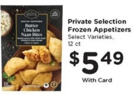 Private Selection Frozen Appetizers