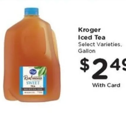 Kroger Iced Tea