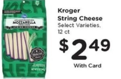 Kroger String Cheese