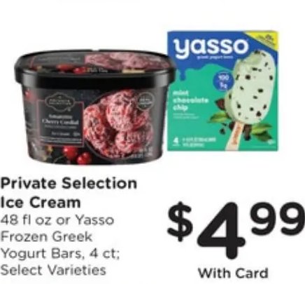 Private Selection Ice Cream