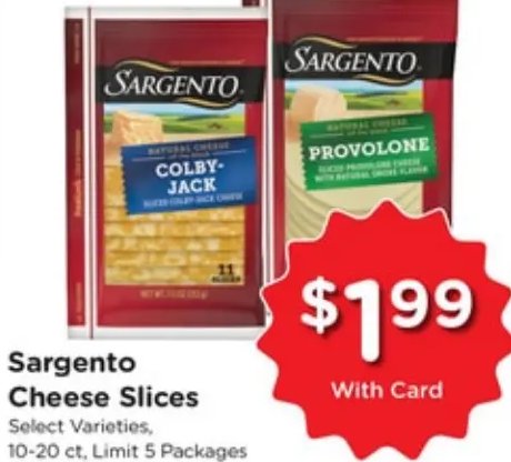 Sargento Cheese Slices