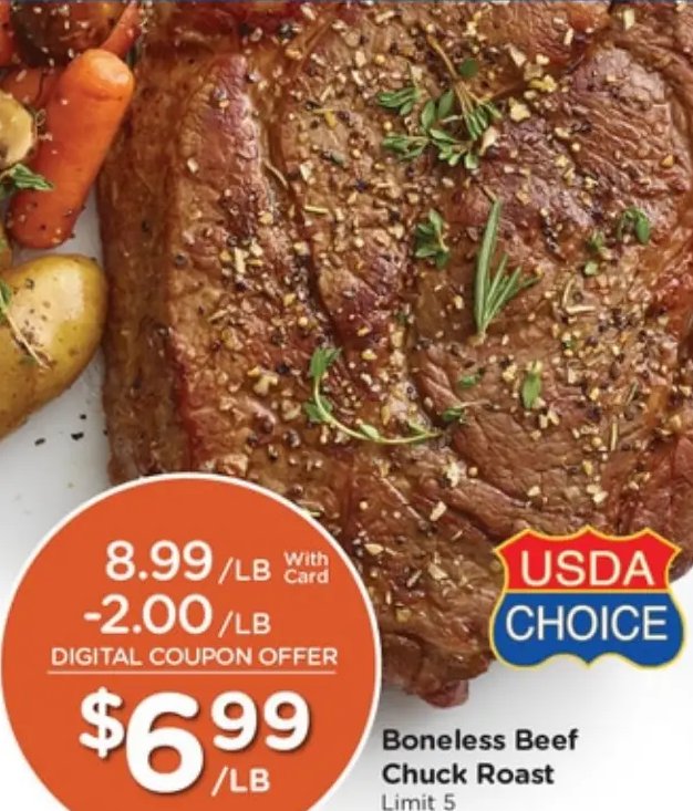 Boneless Beef Chuck Roast