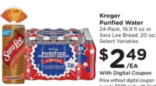 Kroger Purified Water