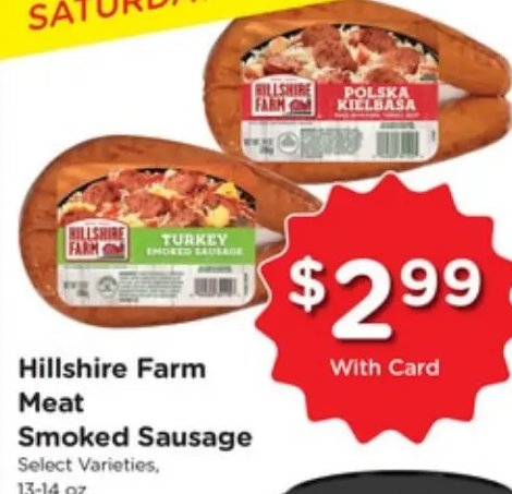 Hillshire Farm Meat Smoked Sausage