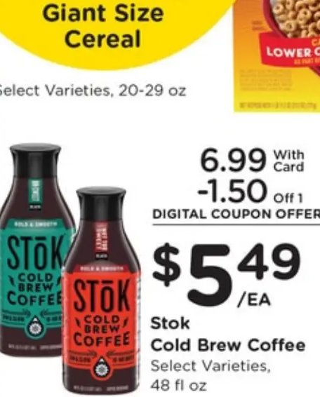 Stok Cold Brew Coffee