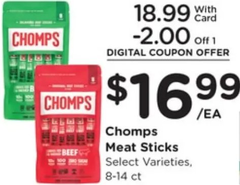 Chomps Meat Sticks