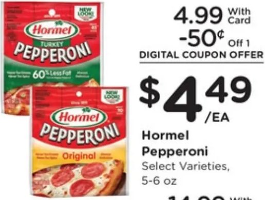 Hormel Pepperoni