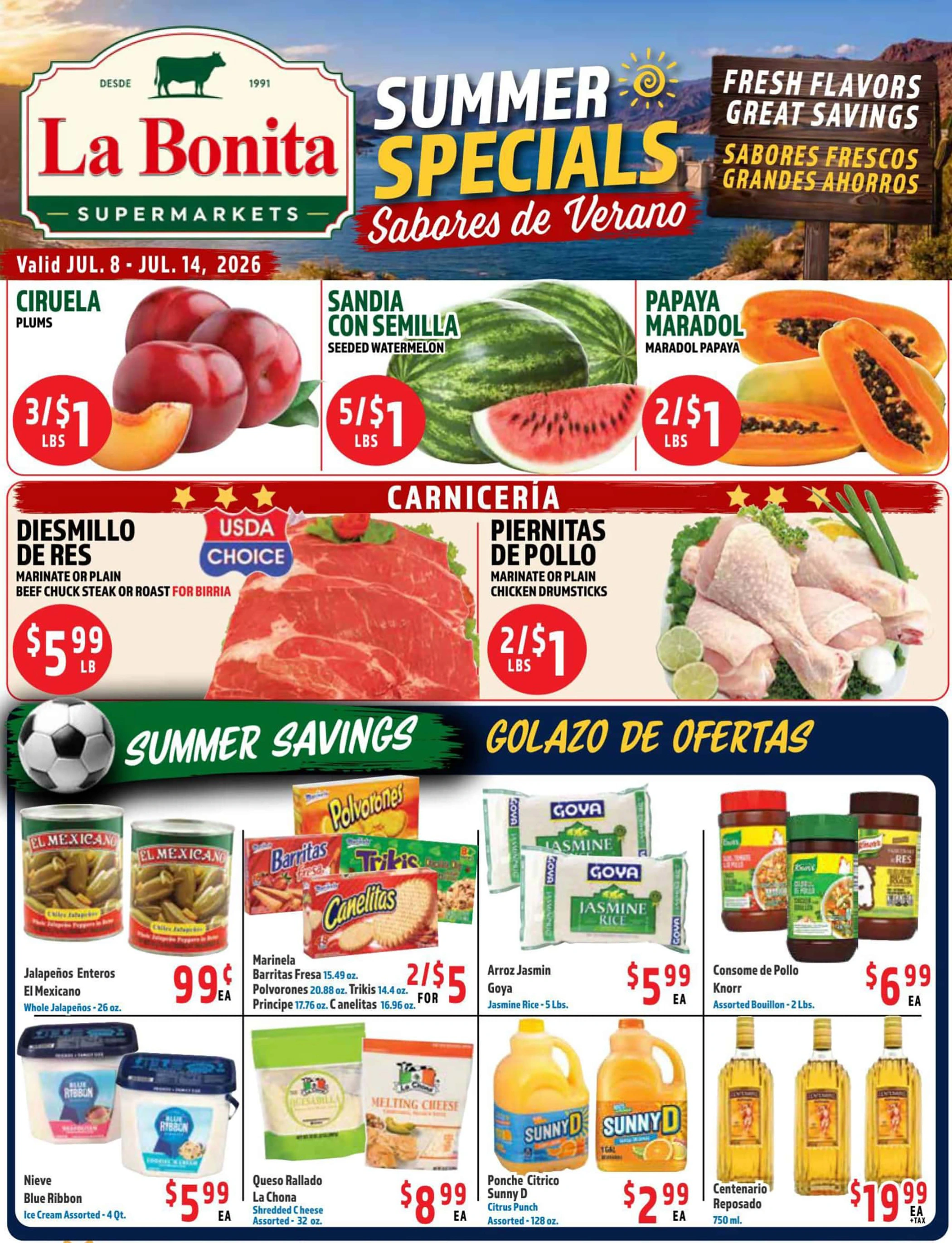 La Bonita Weekly Ad Page 1