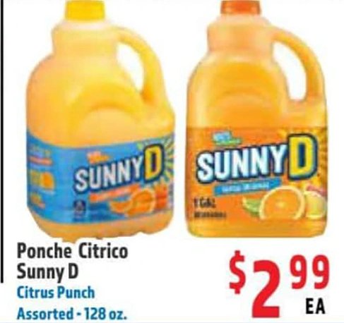 Ponche Citrico Sunny D