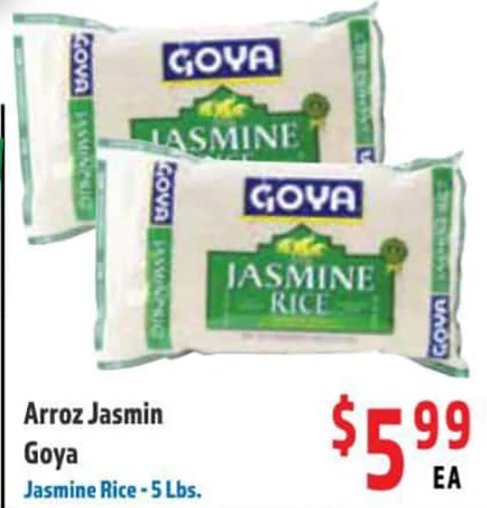 Arroz Jasmin Goya