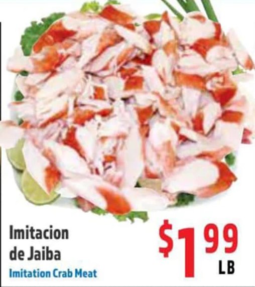 Imitacion de Jaiba