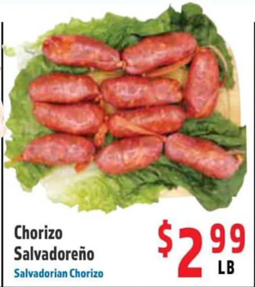 Chorizo Salvadoreño